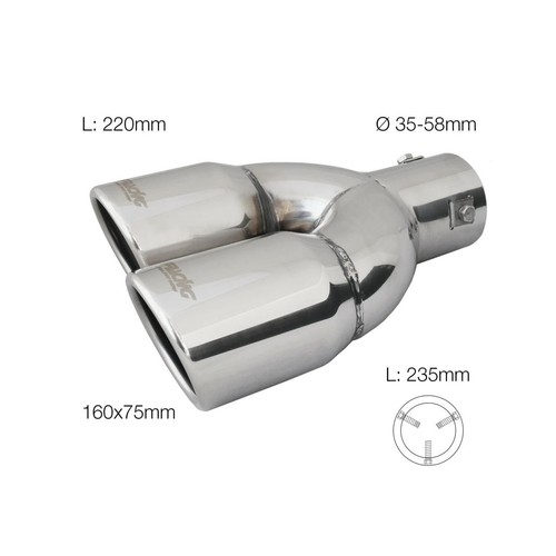 Double embout pot - embout, de