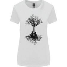 T-Shirt Femme À Coupe Large Guitariste Tree & Roots Électrique