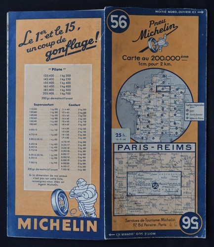 Carte michelin paris reims - 56,
