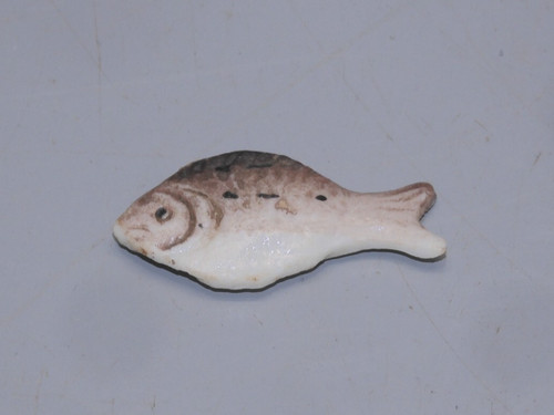 Ancienne feve poisson turbot - -ancienne,