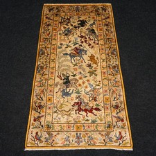 Tapis en Soie Motif Chasse 121