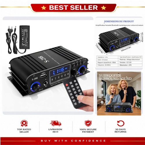 Amplificateur 4 canaux - amplificateur,