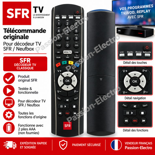 Télécommande originale sfr - originale,