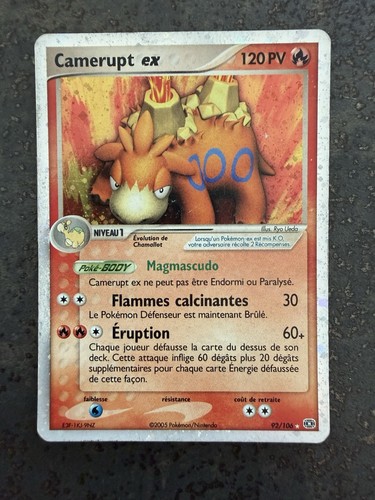 Carte pokémon camerupt - carte,