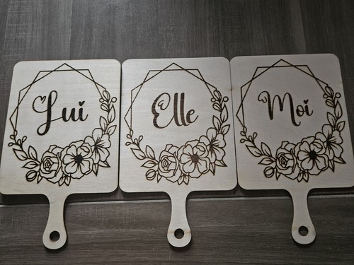 Jeu mariage planchettes - mariage, –