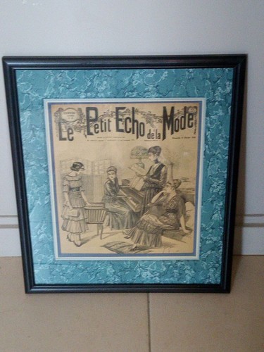 Cadre ancien journal petit - journal,