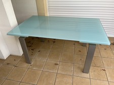 Table CALLIGARIS dessus verre