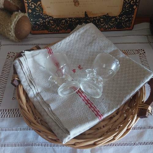Anciens coquetiers verre - anciens, de