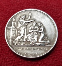 Médaille de mariage en argent