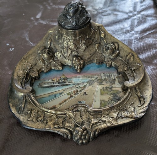 Ancien encrier régule et - ancien, en