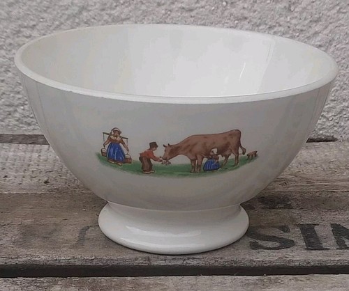Ancien bol porcelaine à - bol,