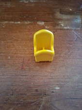 Playmobil-siège-bébé-jaune-porte-bébé-vélo-voiture de vacances-3739, TBE