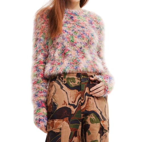 Pull fourrure classique - pull,