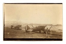 Snapshot -BREGUET 19 + POTEZ 25 Original Vintag Found Photo 1920s Aircraft Plane