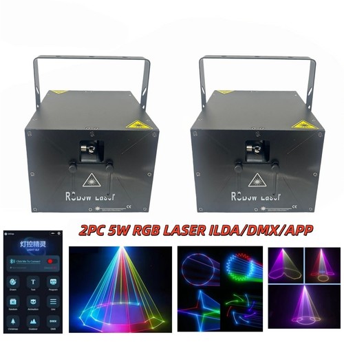 2pcs rgb laser light ilda - rgb,