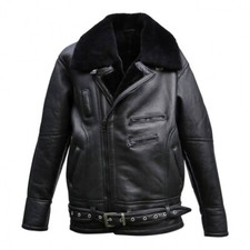 Hollert Homme Veste de Peau