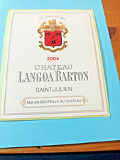 SAINT JULIEN ETIQUETTE CHATEAU