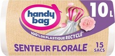 - Sacs poubelle salle de bains à poignées coulissantes senteur florale 10L x ...