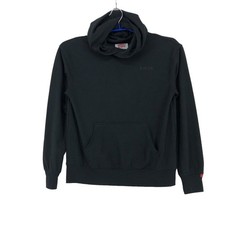 LEVI'S STRAUSS & CO Sweat À Capuche Noir À Col Montant Pour Garçon Taille 12 Ans