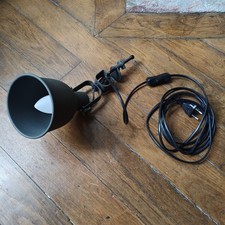 Ikea HEKTAR Lampe Applique Spot à Pince Métal Gris Foncé Luminaire Tête Réglable