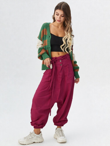 Sarouel pantalon harem yoga - pantalon,