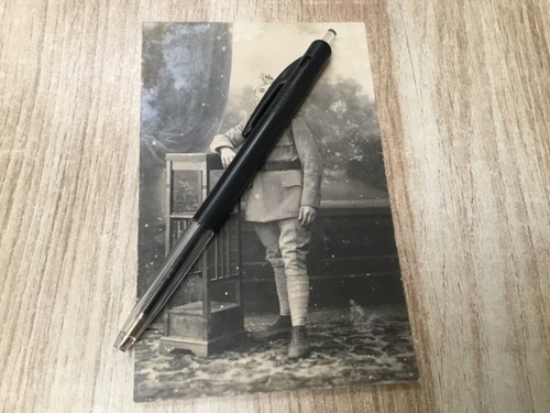 Carte postale photo poilu - carte,
