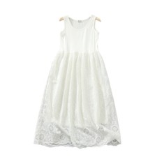 Dentelle Femme Brodé Robe