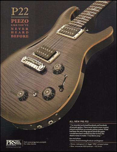 2012 prs p22 piezo electric - piezo,