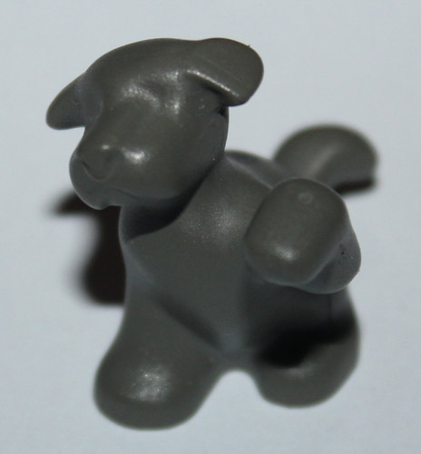 Chien lego belville - dark, gray