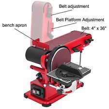 Ponceuse à Bande Disque 1420r/min Meuleuse Angle 0 à 90 Degrés Meulage 370w