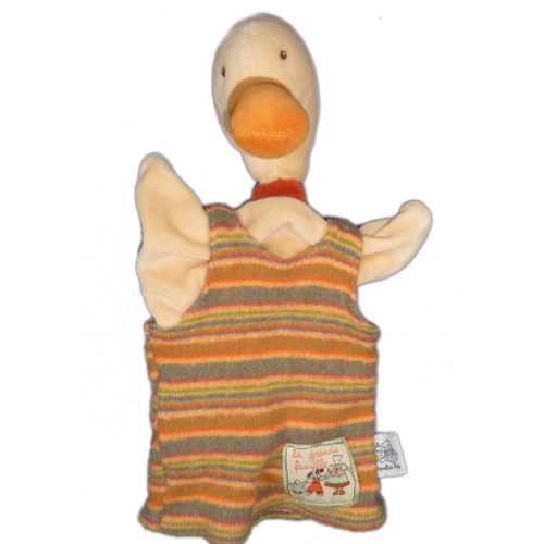 Doudou marionnette canard oie - doudou,