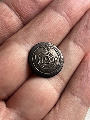 Bouton officier 12e - bouton,