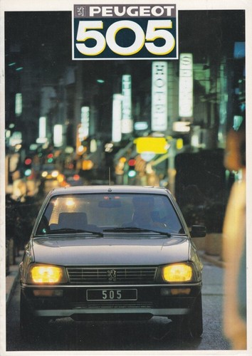 Catalogue brochure peugeot - brochure, 505