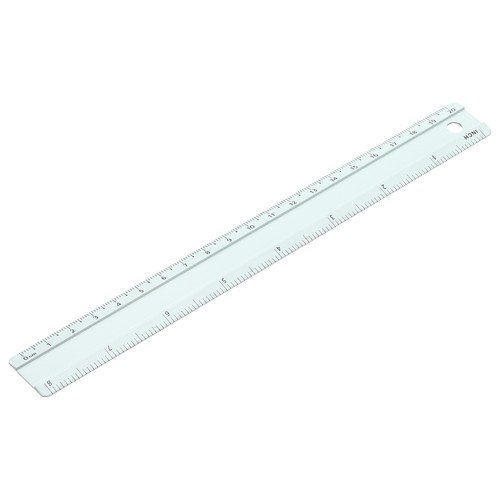 Règle métal pouces 20cm - 8, pouces/20cm
