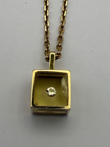 Collier ancien cube or - collier,