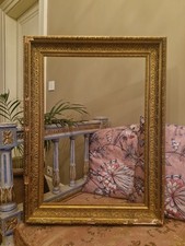 Grand Cadre Ancien En Bois