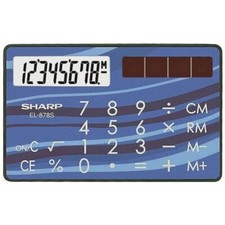 Calculatrice type carte - calculatrice, de