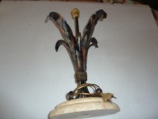 Belle lampe fougère en fer