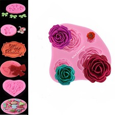 Roses fleur nœud silicone - nœud,