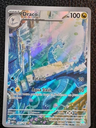 Carte pokemon draco 181 165 - carte, ar