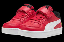 PUMA Scuderia Ferrari HP Caven 2.0 Chaussures de Bébé Sportif Bande Rouge Neuf