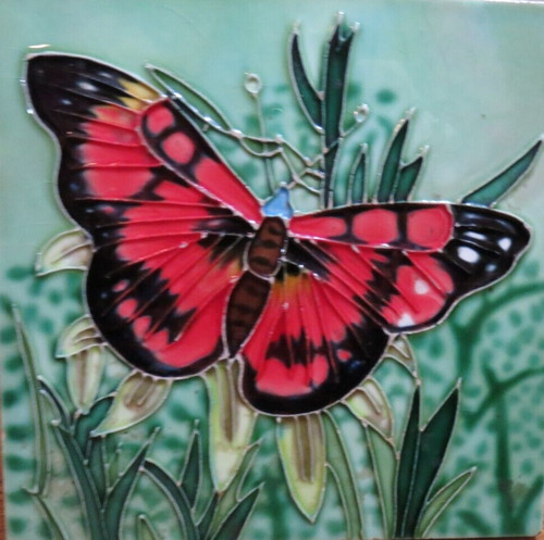 Butterfly hand painter ceramic - butterfly, hand-painter