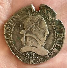 Franc au col plat Henri III 1583