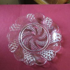 assiette en cristal de