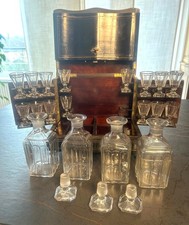 Cave à liqueur francais 19e Napoléon III en bois noirci