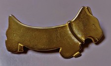 Chien Vintage barrette à