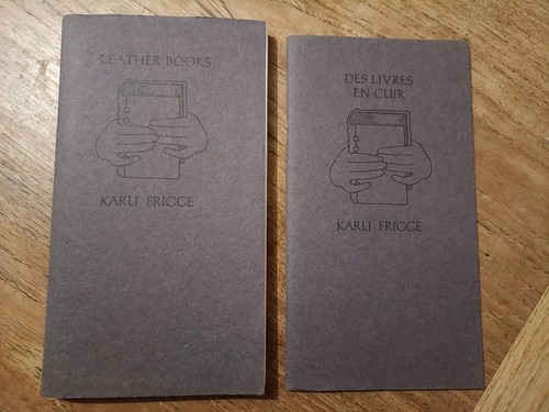 Karli frigge leather books - books,