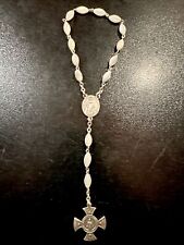Rare Joli Ancien Chapelet Dizainier  Enfant Religieux Rosary French Antique 1960