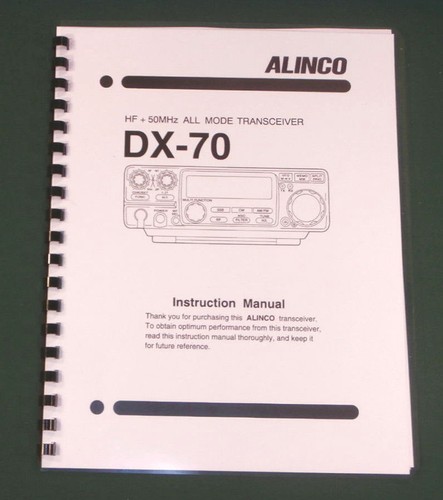 Alinco instruction - alinco,