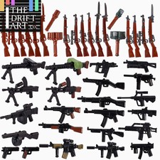 Military Soldier MOC WW2 Gun